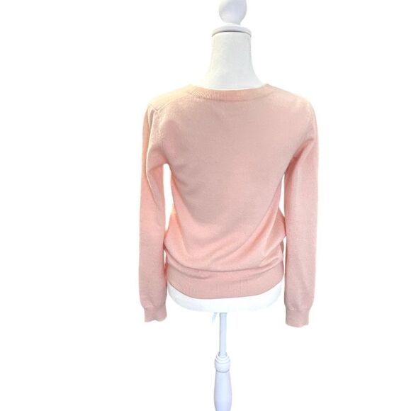 Crumpet 100% Cashmere Long Sleeve Crew Neck Sweater - Picture 2 of 8